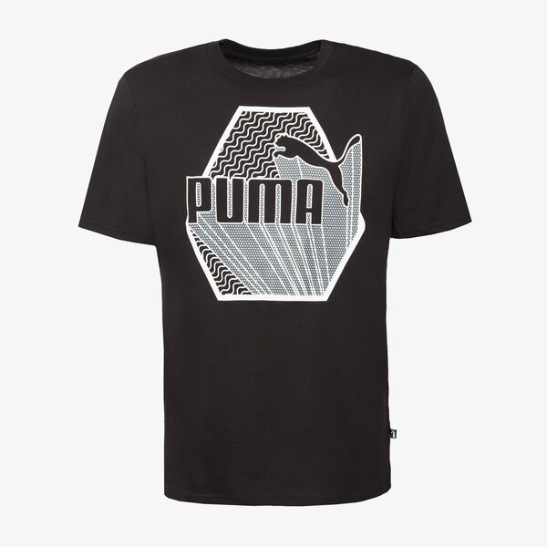 PUMA T SHIRT GRAPHICS RUDAGON 67447901 czarny Męskie Koszulki 50