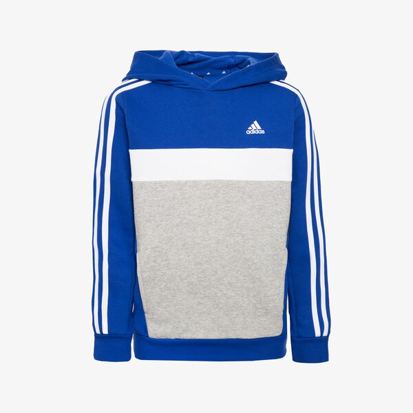 Adidas Bluza Z Kapturem J S Tib Fl Hd Ib Niebieski Dzieci Ce