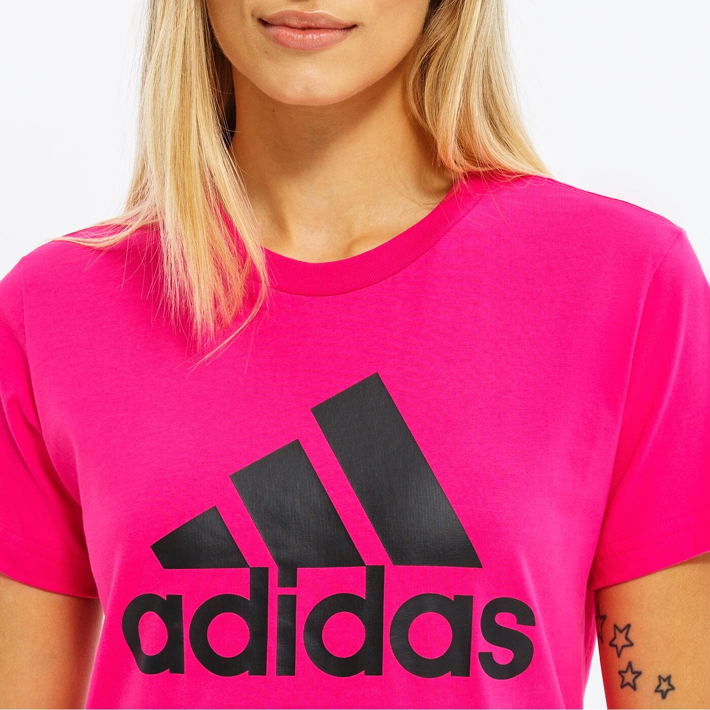 ADIDAS T SHIRT W BL T HL2030 różowy Damskie Koszulki 50 style