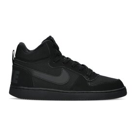 Dziecięce Nike Court Borough Mid czarne