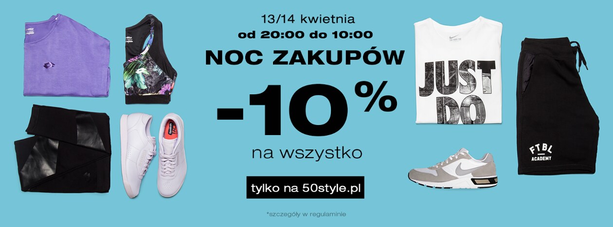 baner promocyjny Noc zakupów