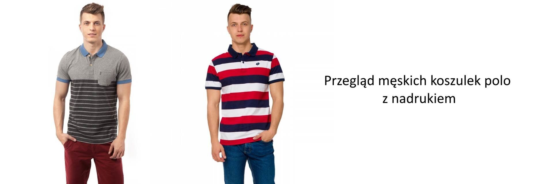 Przegląd męskich koszulek polo z nadrukiem