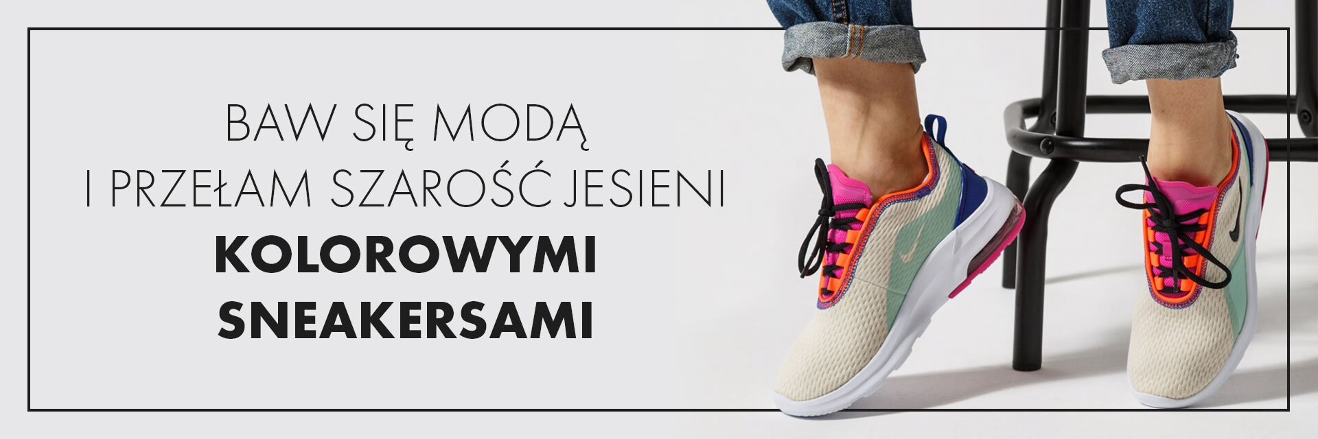 Baw się modą i przełam szarość jesieni kolorowymi sneakersami