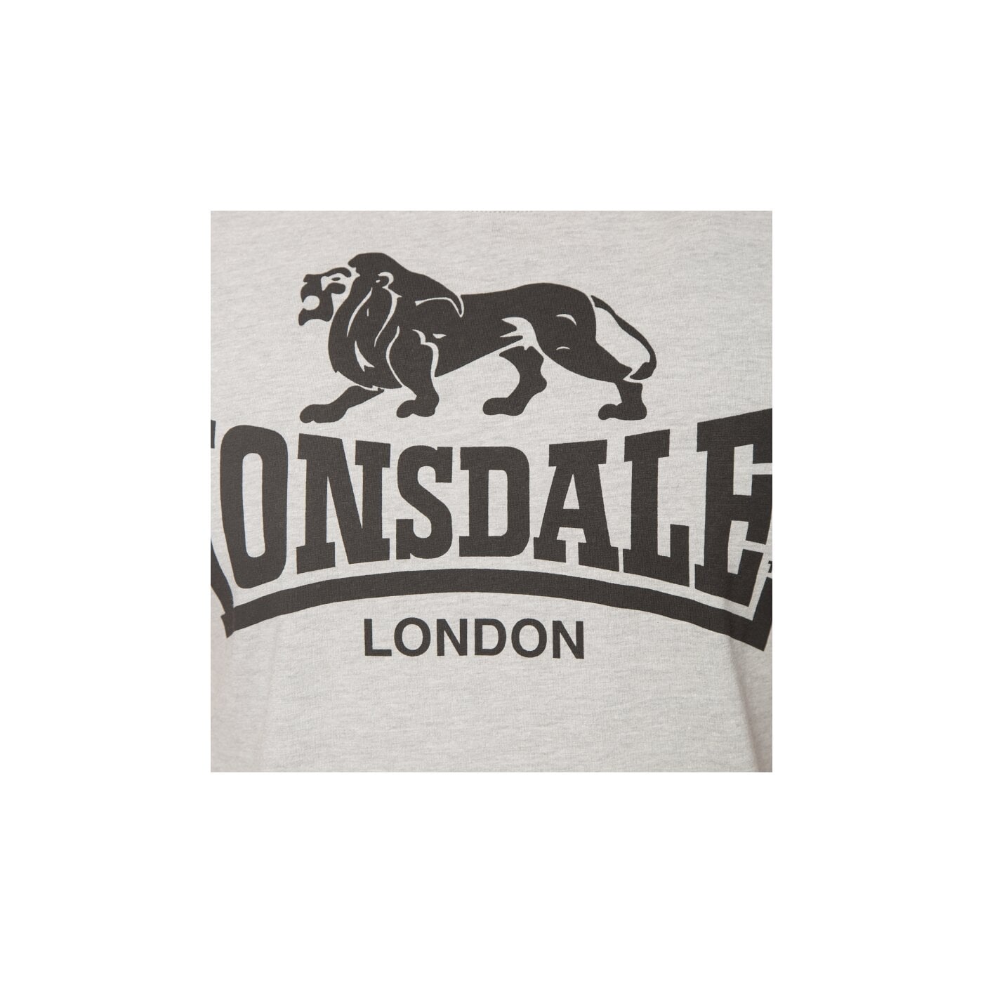 Koszulka męska LONSDALE T-SHIRT LOGO 1190831004 kolor szary