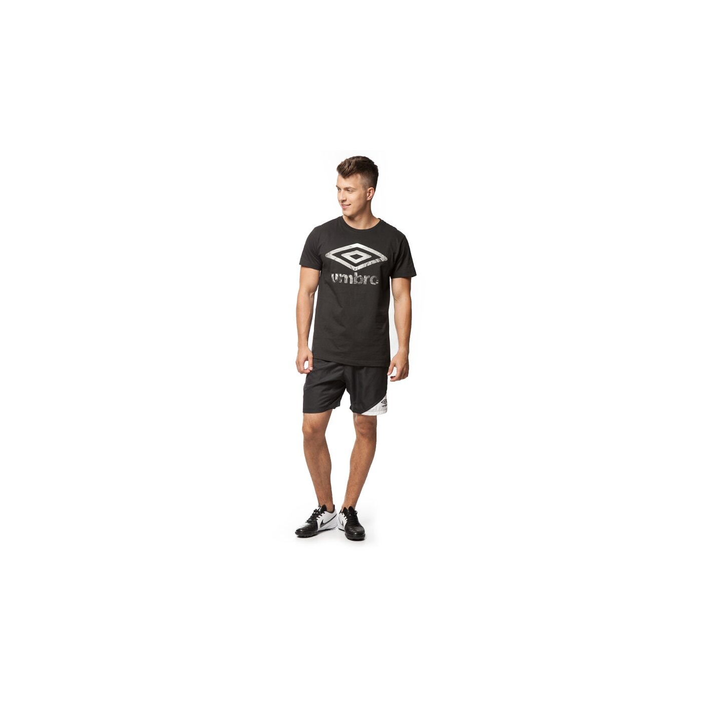 Koszulka męska UMBRO T-SHIRT ERKON ul35tsm12001 kolor czarny