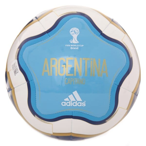 Piłka nożna (piłka do nogi) ADIDAS PILKA OLP 14 CAP ARG g83975 kolor niebieski