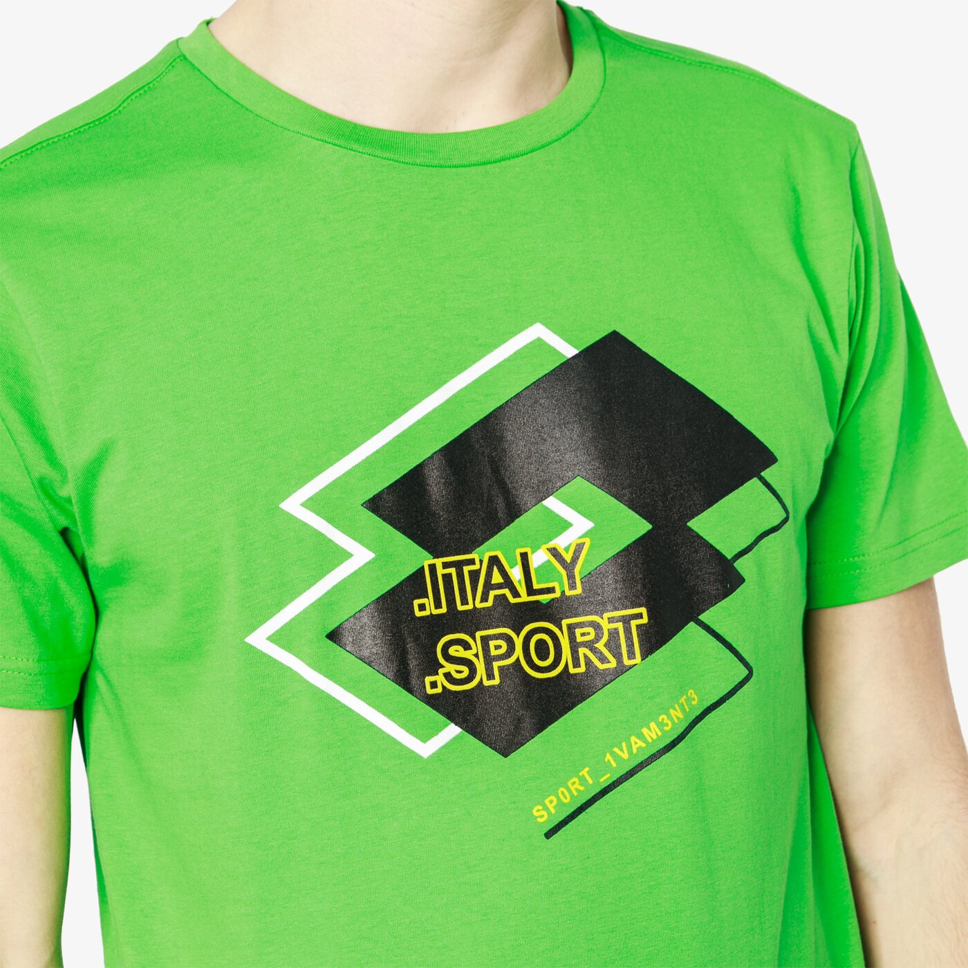 Koszulka męska LOTTO T-SHIRT SS TERNI lo19tsm67001 kolor zielony