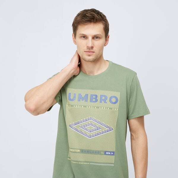 Koszulka męska UMBRO T-SHIRT YAMADO ul123tsm15001 kolor zielony