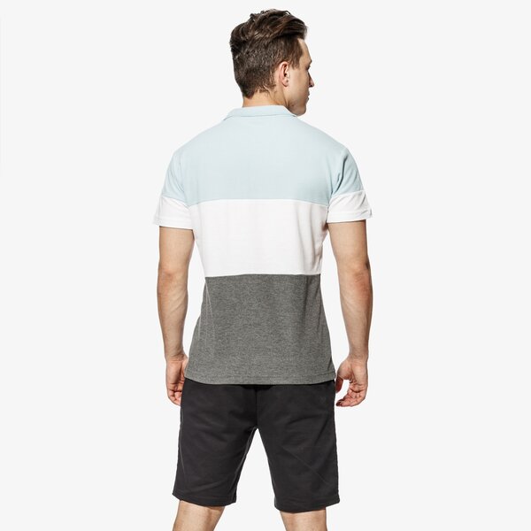 Koszulka polo męska UMBRO POLO BRUCE ul18pom05005 kolor niebieski
