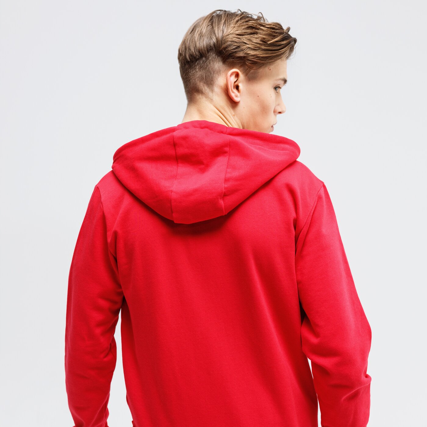 Bluza męska UMBRO BLUZA ROZPINANA Z KAPTUREM GENDO ul120blm43001 kolor czerwony