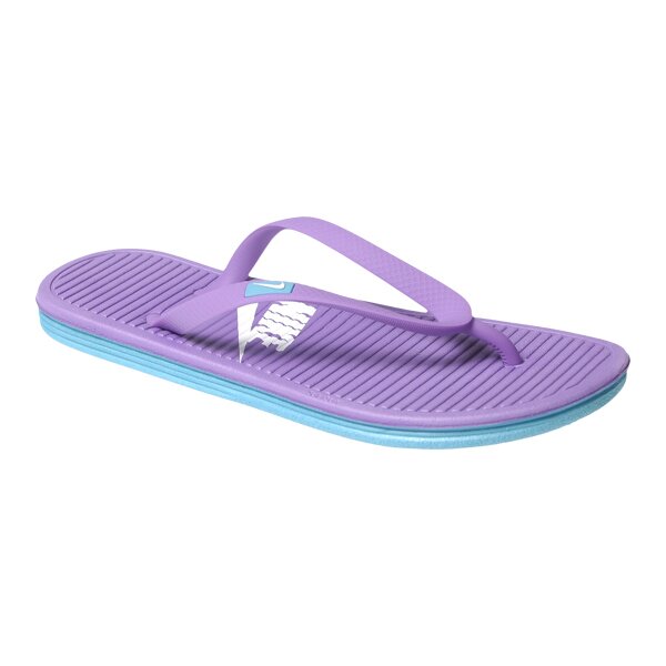 Klapki damskie NIKE WMNS SOLARSOFT THONG  386853514 kolor fioletowy