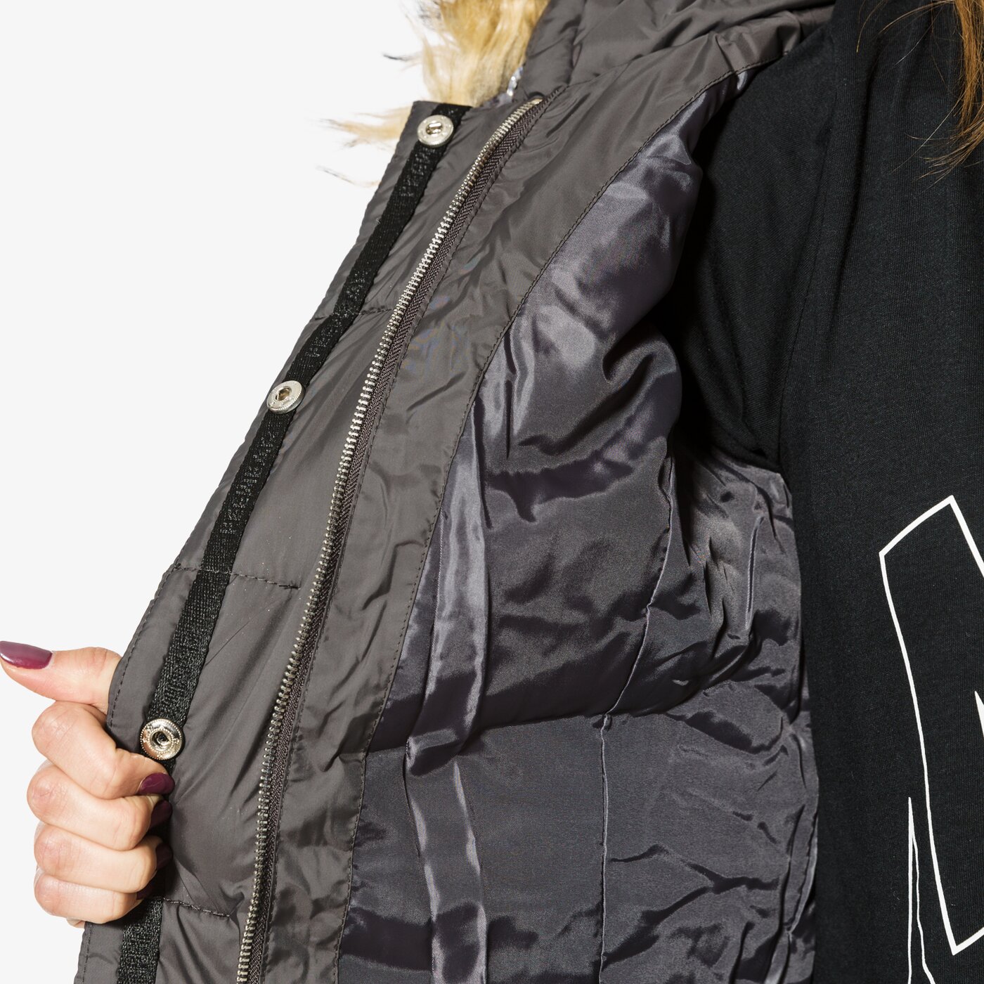 Kurtka zimowa damska FEEWEAR KURTKA CHARM fwp37kud03001 kolor szary