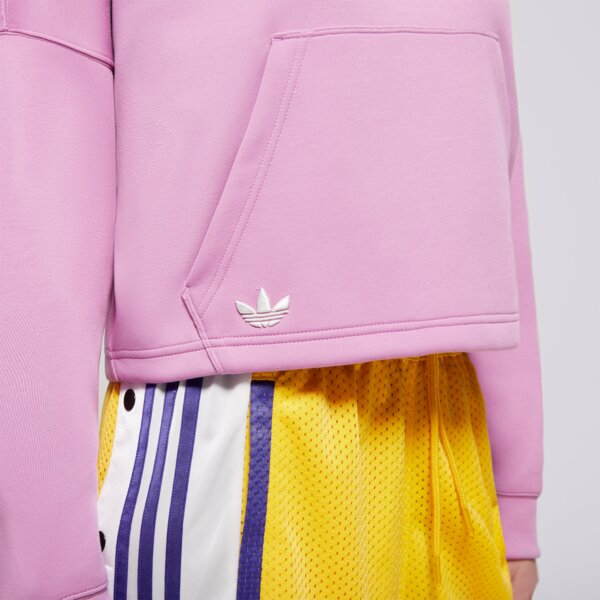 Bluza damska ADIDAS BLUZA Z KAPTUREM NEUCL HOODIE iw5614 kolor fioletowy