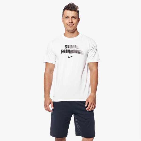 Koszulka męska NIKE T-SHIRT SS M NK DRY LGD FAST LIFE 891708-100 kolor biały
