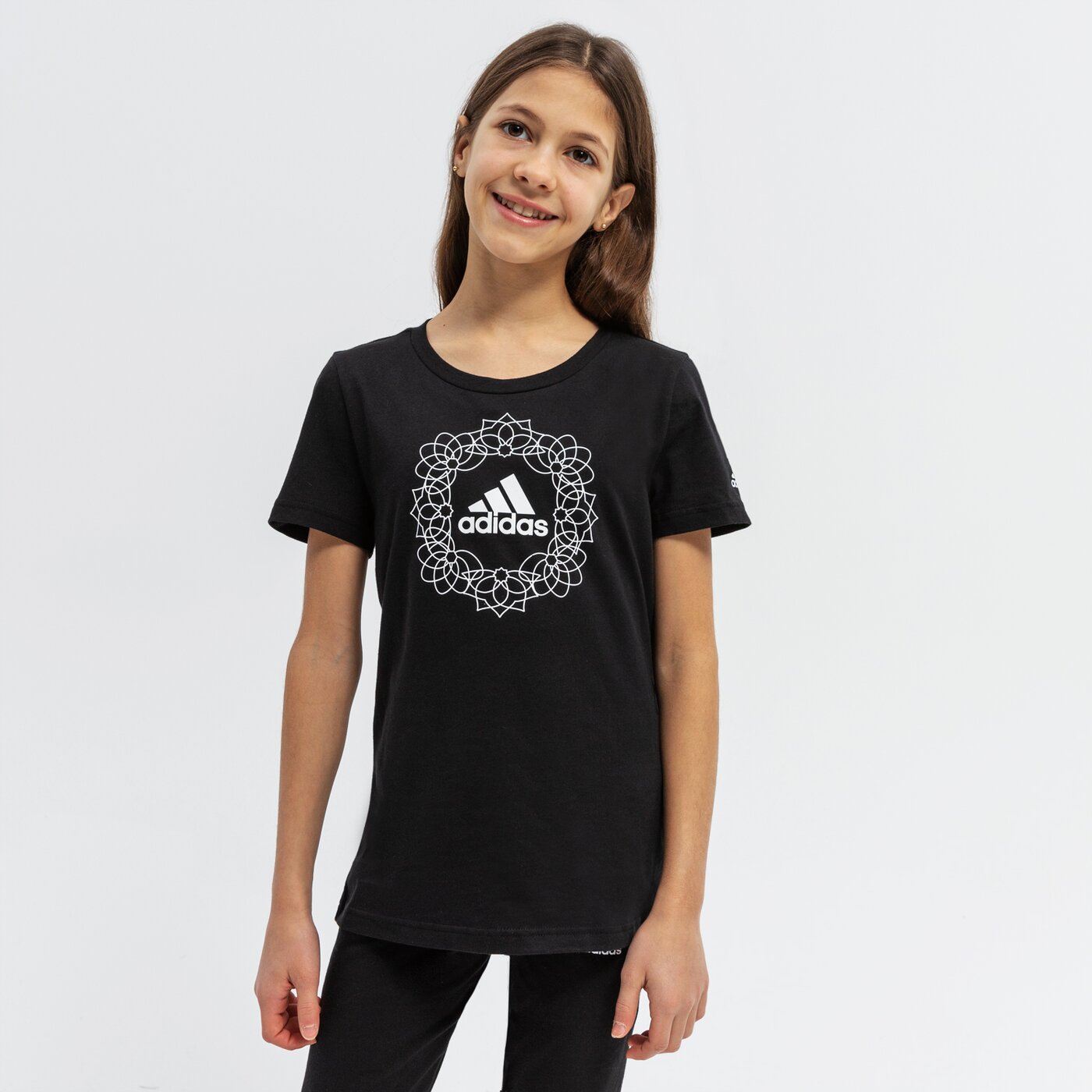 Koszulka dziecięca ADIDAS T-SHIRT SS G GFX 1 GIRL gt1426 kolor czarny