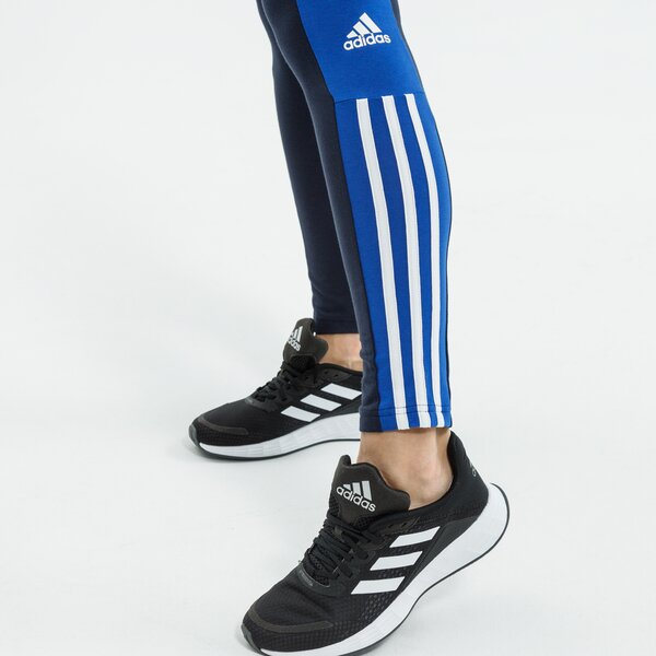 Spodnie dresowe damskie ADIDAS LEGGINGS W CB LEG gs6323 kolor granatowy