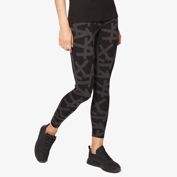 Spodnie dresowe damskie ADIDAS LEGGINGS AOP TIGHT br2537 kolor szary