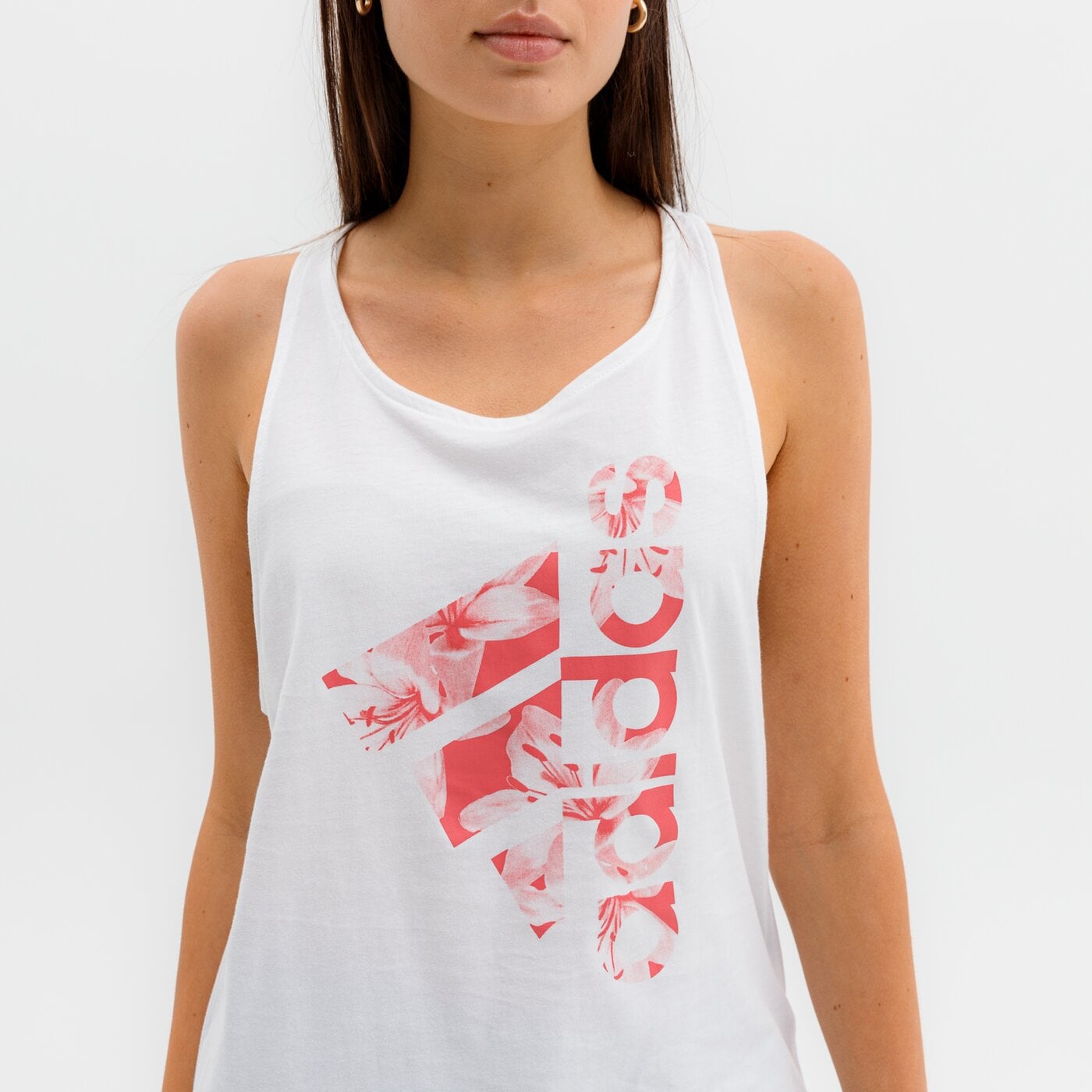 Top damski ADIDAS TANK W FLORAL G TK gl6846 kolor biały
