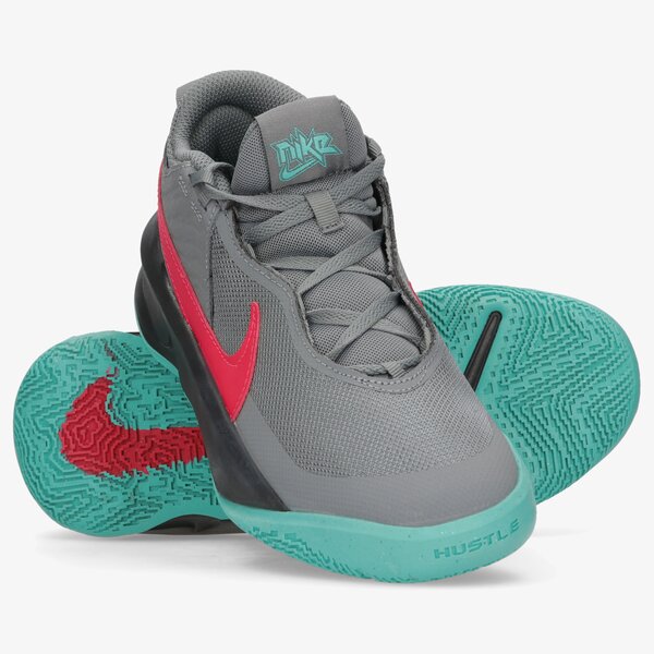 Buty dziecięce do koszykówki NIKE TEAM HUSTLE D 10 cw6735-008 kolor szary