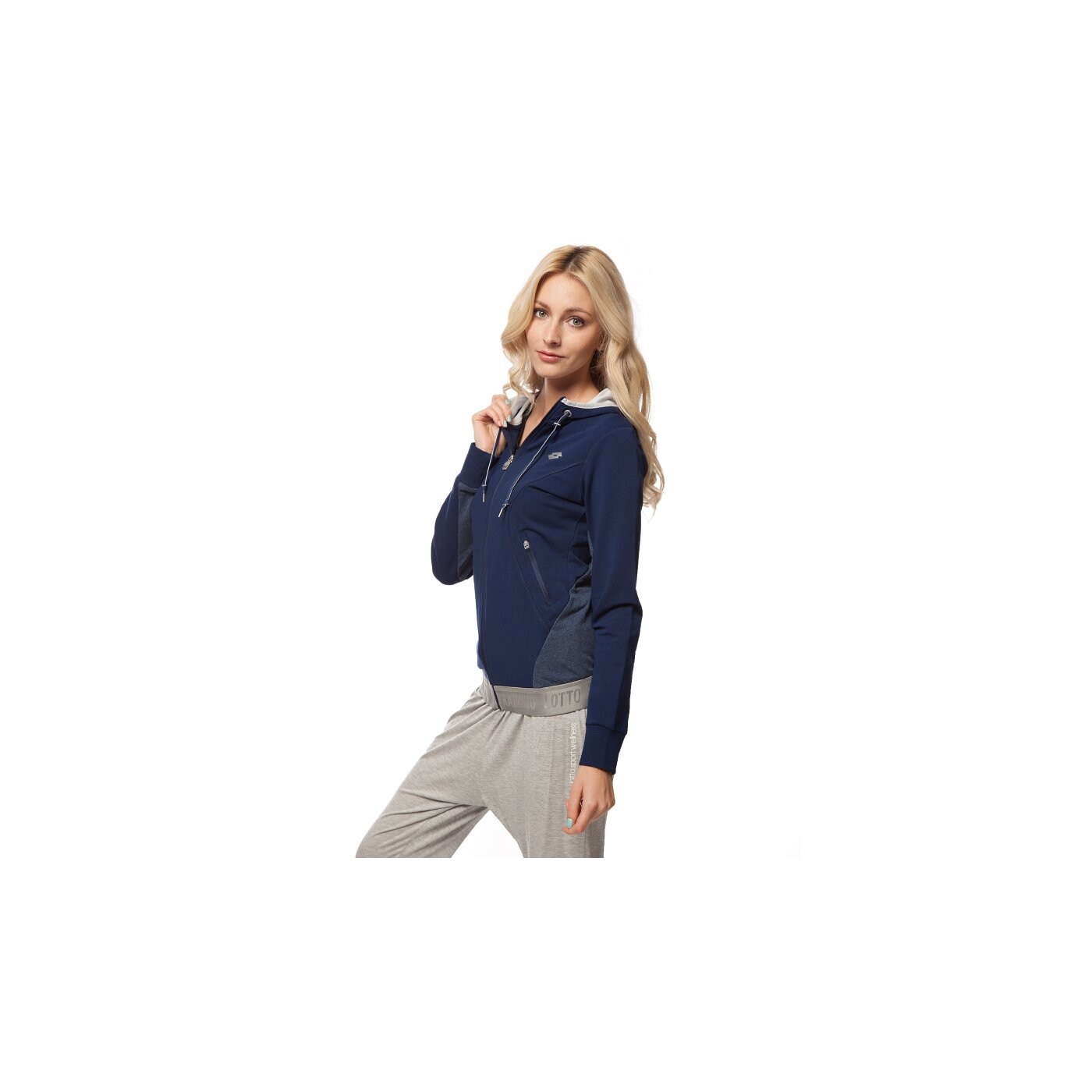 Bluza damska LOTTO BLUZA SWEAT FZ FAITH STC r7191 kolor granatowy