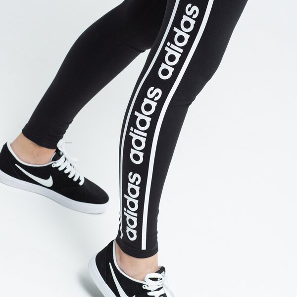 Spodnie dresowe damskie ADIDAS LEGGINGS W C90 eh6457 kolor czarny