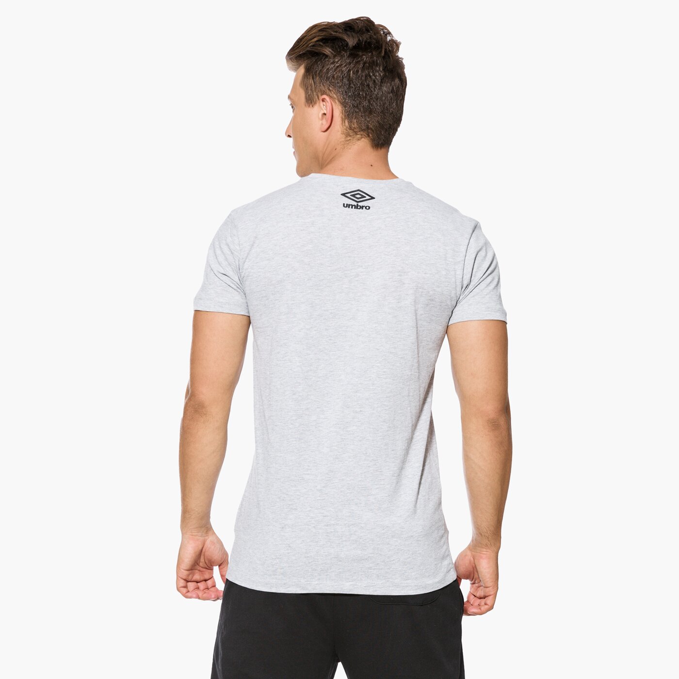 Koszulka męska UMBRO T-SHIRT SS TIGAR ul37tsm39003 kolor szary