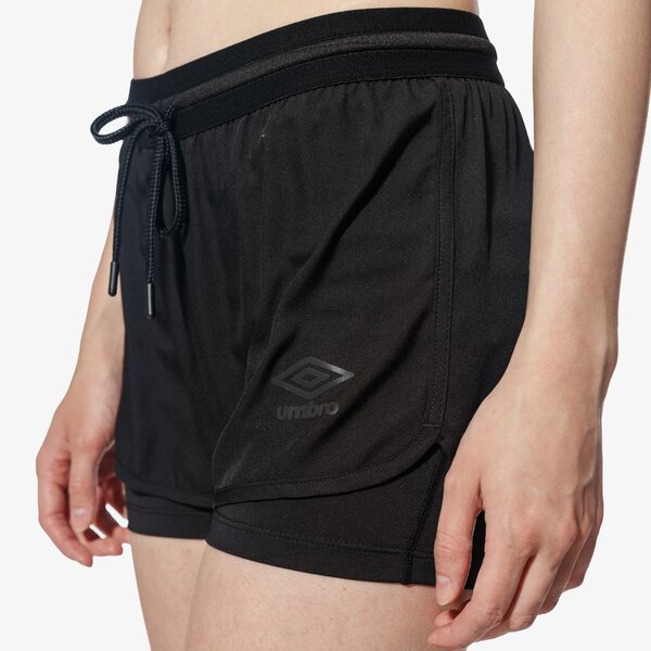 Spodenki damskie UMBRO SZORTY ACTIVITY ul18szd11001 kolor czarny