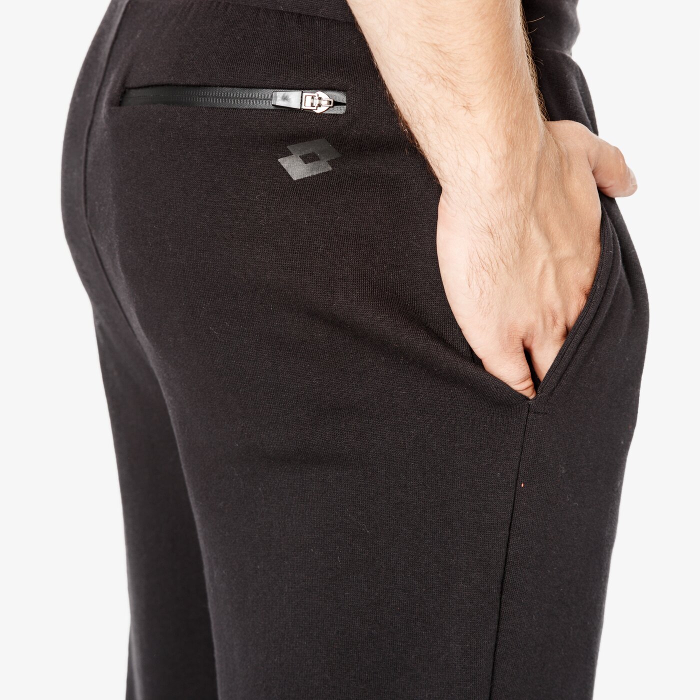 Spodnie dresowe męskie LOTTO SPODNIE DEIMOS lo38spm08002 kolor czarny