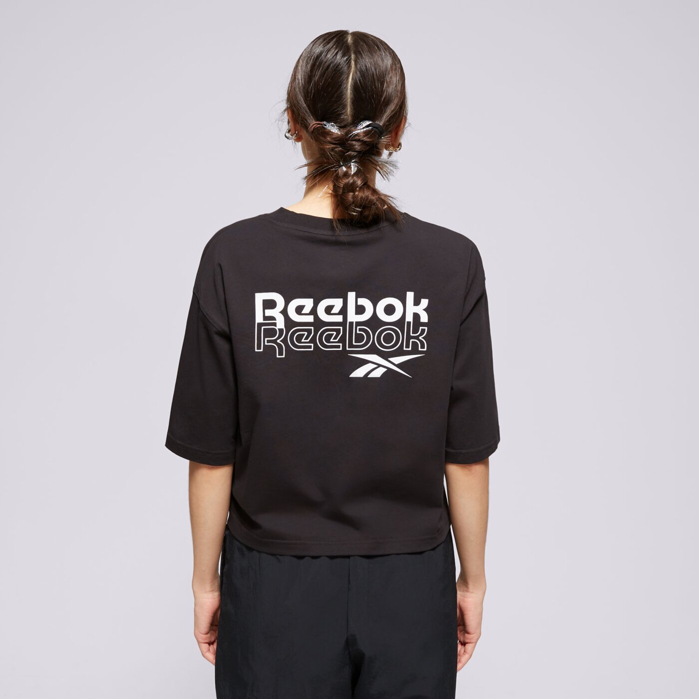 Koszulka damska REEBOK T-SHIRT RIE TEE 100075953 kolor czarny