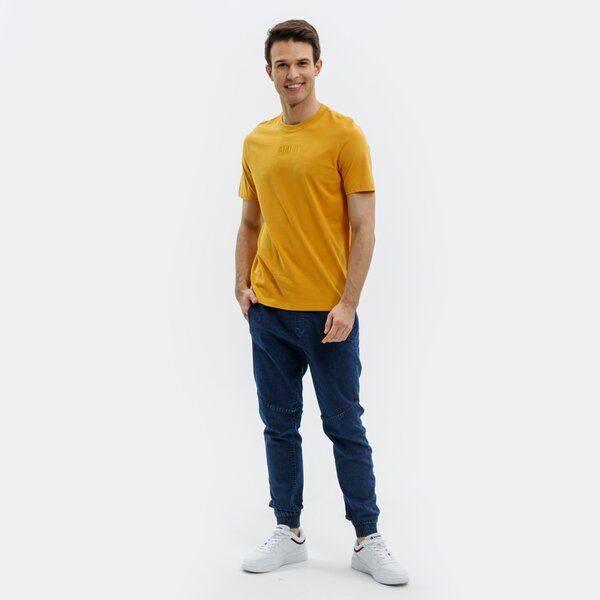 Koszulka męska PUMA T-SHIRT MODERN BASICS TEE - MINERAL YELLOW 58934537 kolor żółty