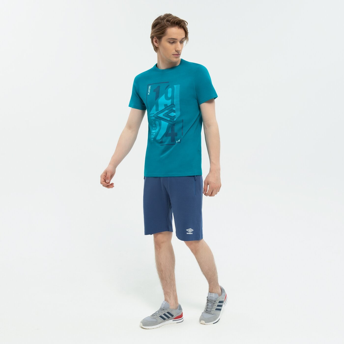 Spodenki męskie UMBRO SZORTY HOLTON ul122szm93002 kolor niebieski