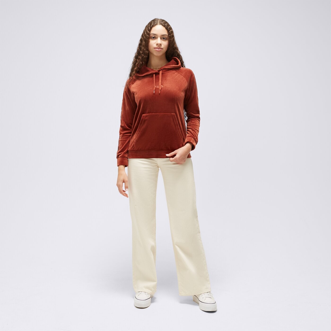 Bluza damska FILA BLUZA Z KAPTUREM MALIA fw23spw017210 kolor bordowy