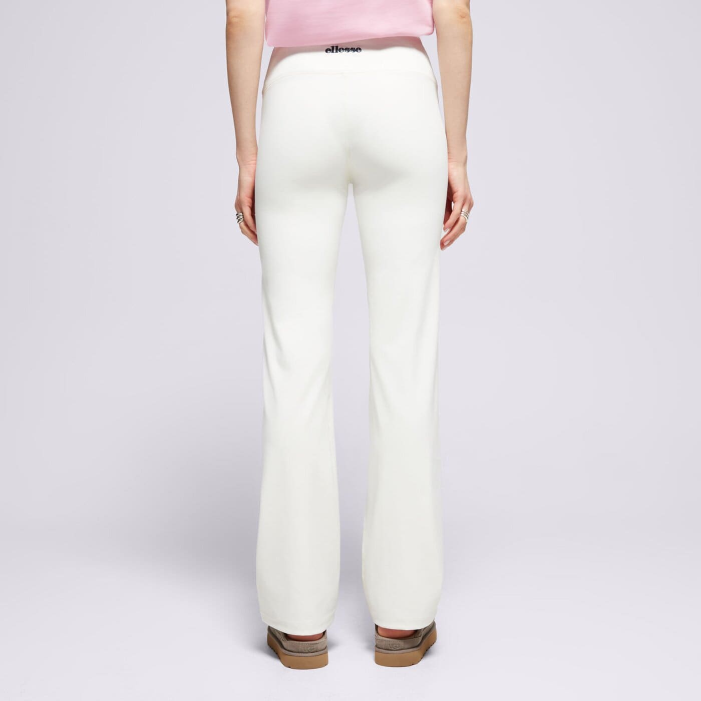 Spodnie dresowe damskie ELLESSE LEGGINGS ORNELLLI LEGGING OFF WHT sgz22013904 kolor biały