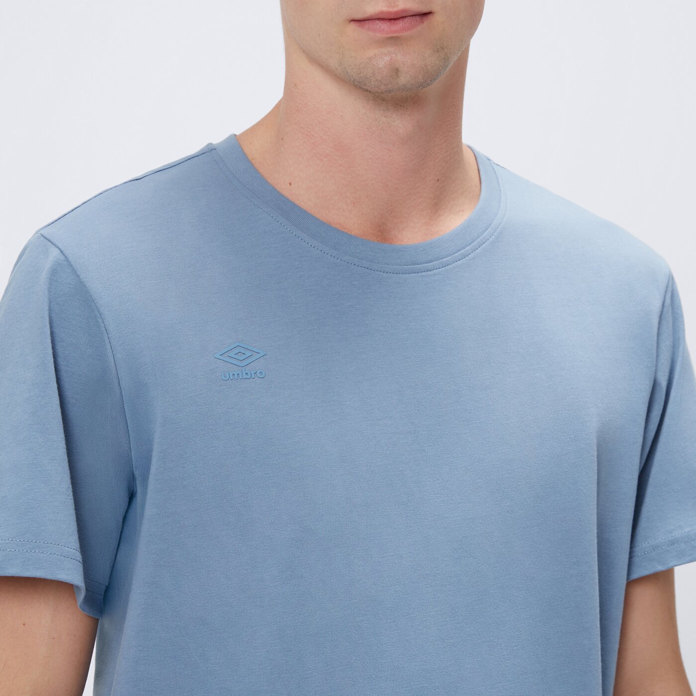 Koszulka męska UMBRO T-SHIRT MARLON ul125tsm90004 kolor niebieski