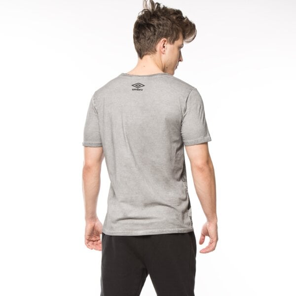 Koszulka męska UMBRO T-SHIRT WORD ul16tsm84001 kolor szary