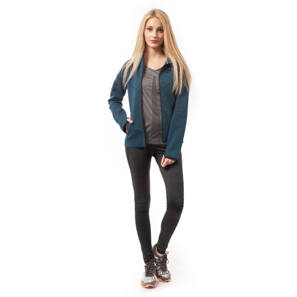 Bluza damska NIKE BLUZA TECH FLEECE FZ HOOD 617152483 kolor zielony