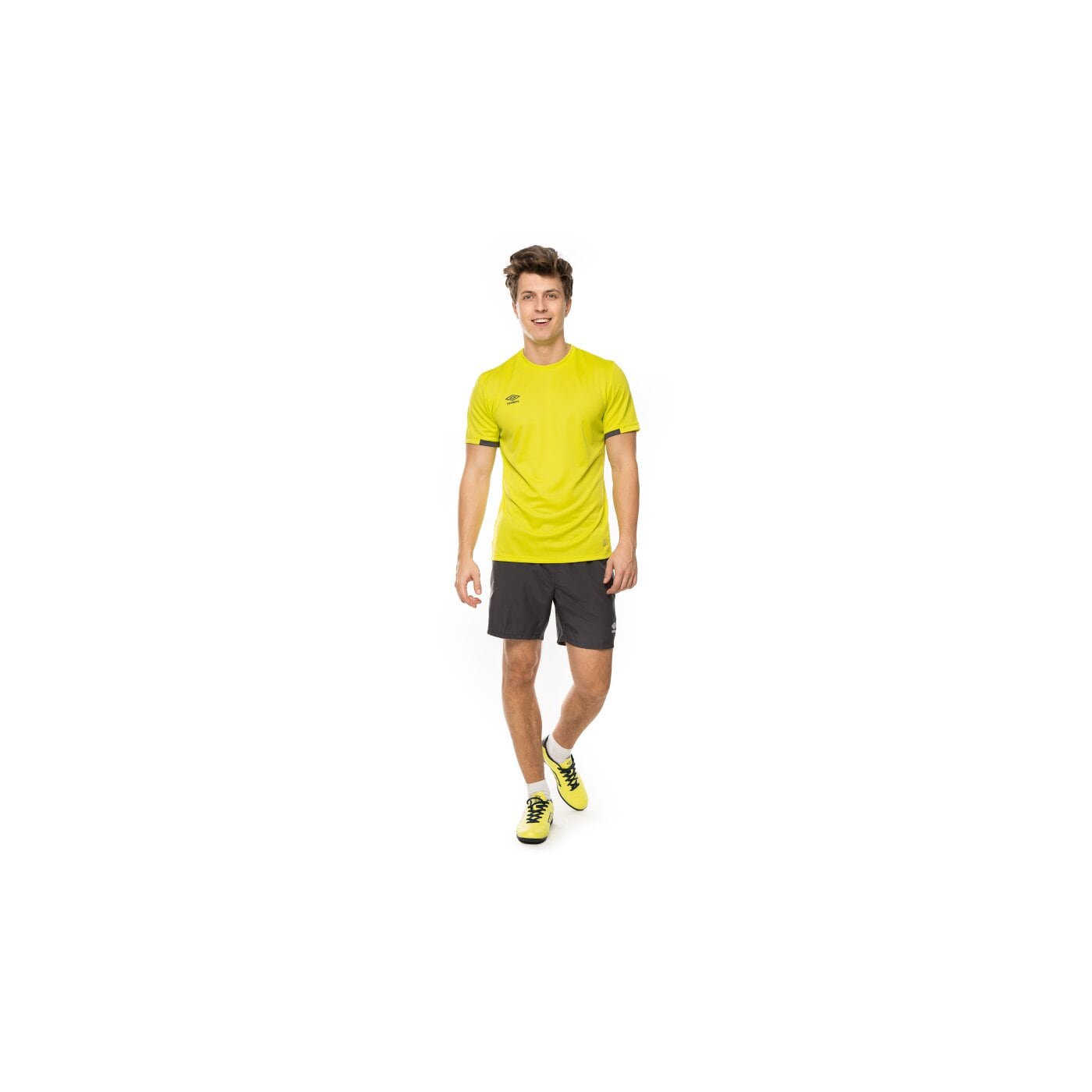 Koszulka męska UMBRO T-SHIRT PRO TRAINING POLY 64061udsl kolor żółty