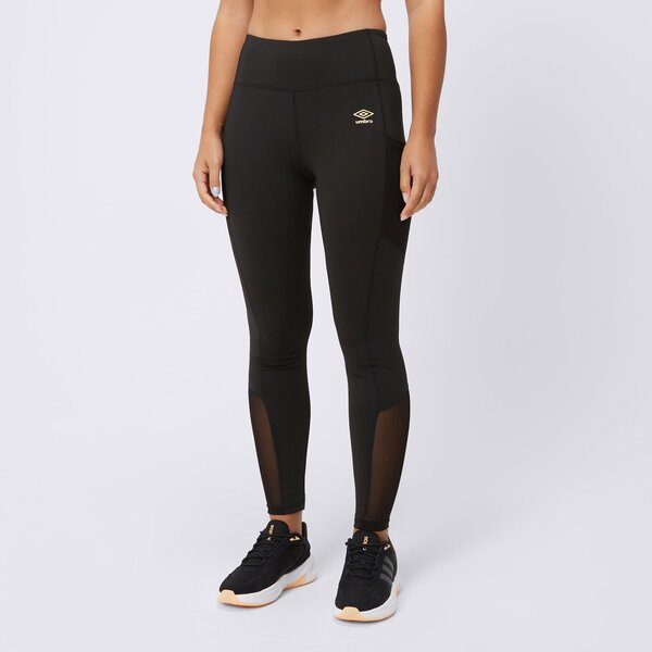 Spodnie dresowe damskie UMBRO LEGGINGS LIRIO ul124spdf9101 kolor czarny