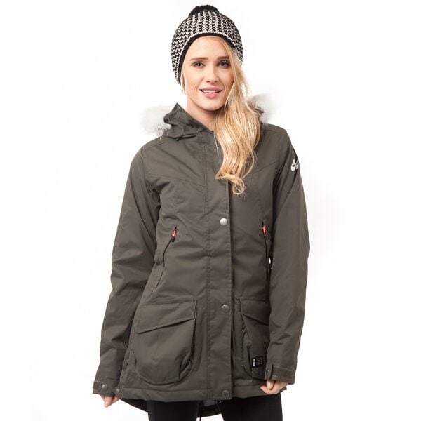 Czapka zimowa damska CONFRONT CZAPKA ZIMOWA BOMBER BEIGE 104 p04bomber104uni kolor czarny