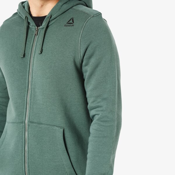 Bluza męska REEBOK BLUZA EL FLEECE FZ d94205 kolor khaki