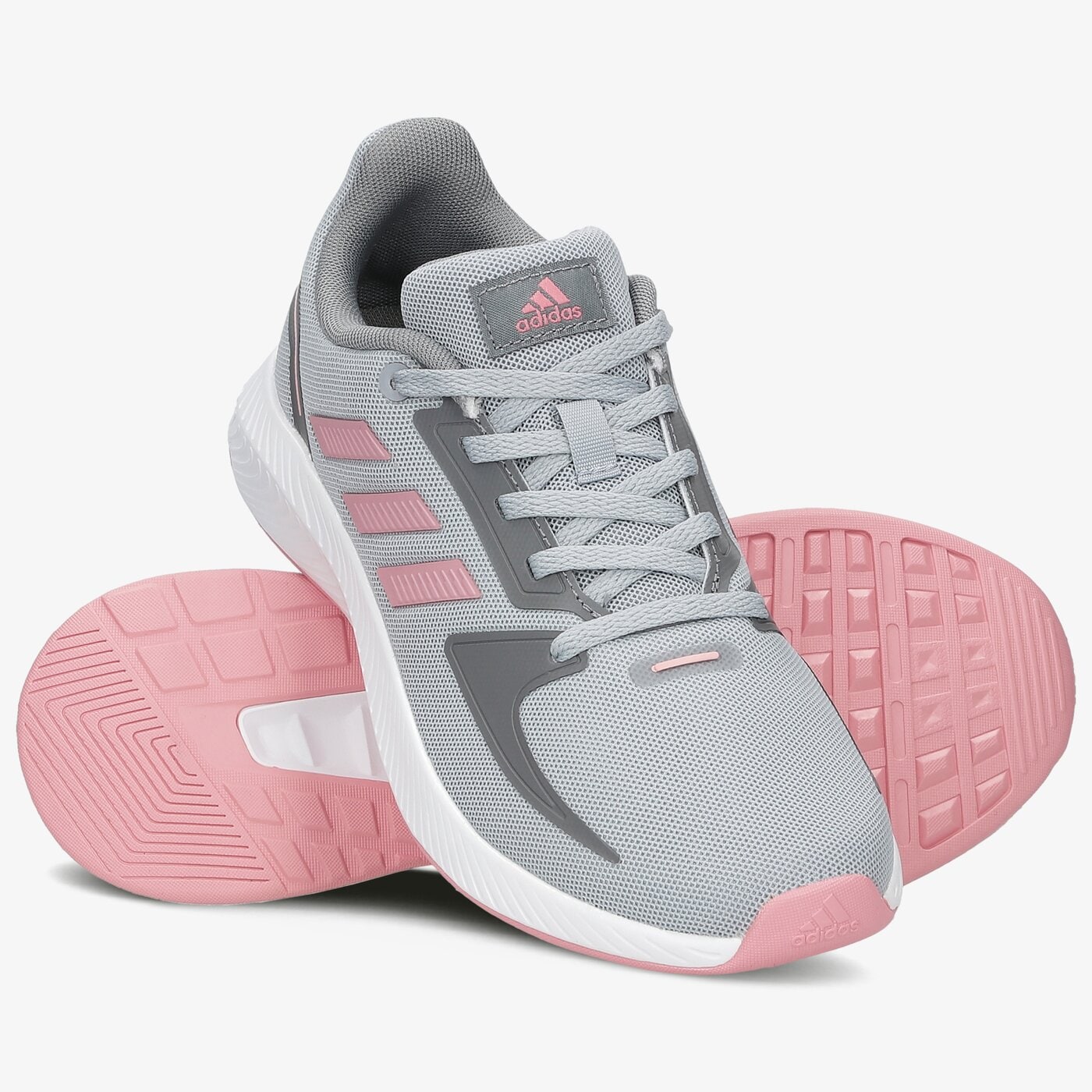 Buty do biegania dla dzieci ADIDAS RUNFALCON 2.0 K fy9497 kolor szary