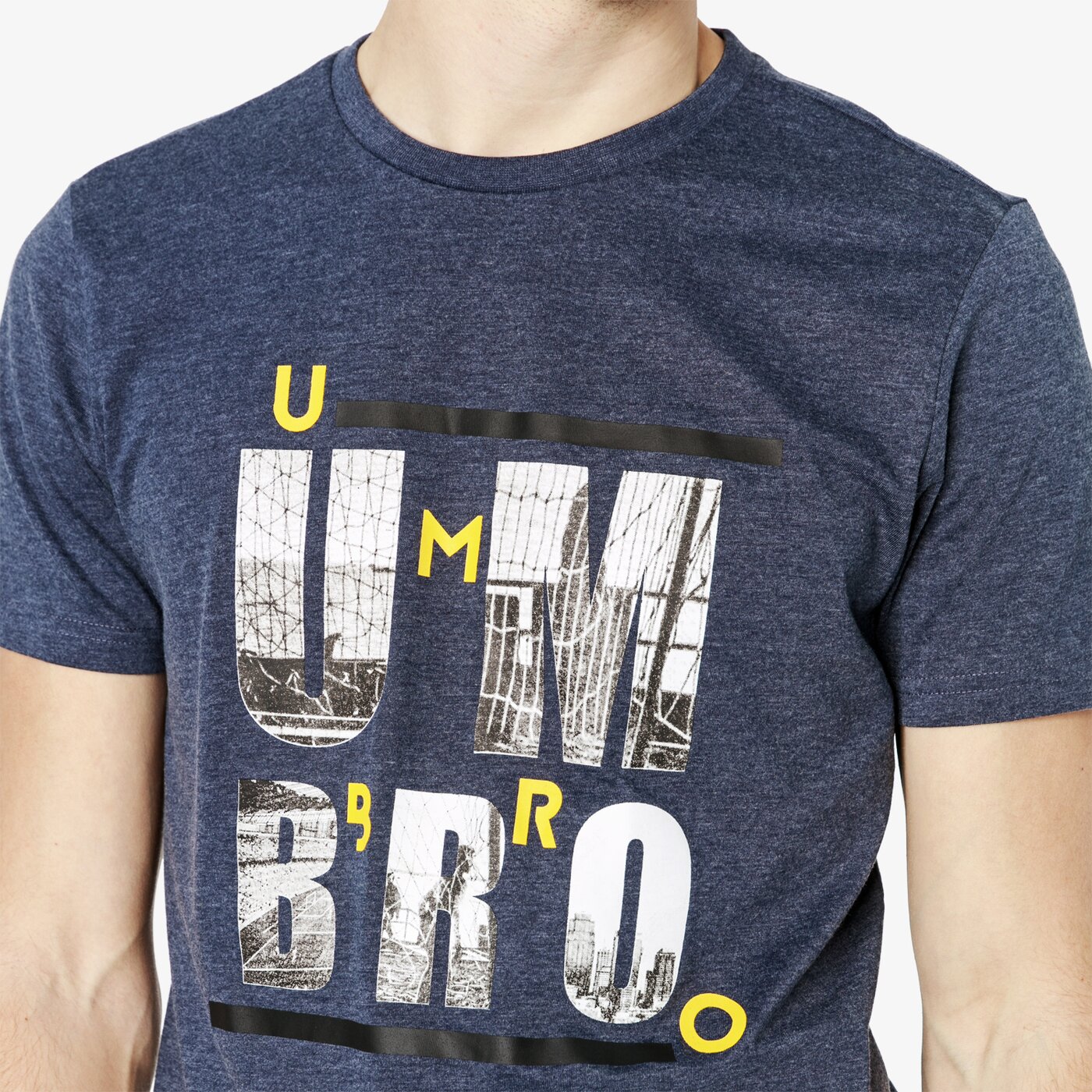 Koszulka męska UMBRO T-SHIRT SS LIANTO ul19tsm43001 kolor granatowy