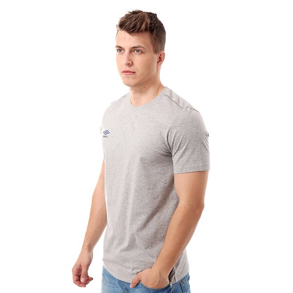 Koszulka męska UMBRO T-SHIRT SMALL LOGO CTN 62293u3ed kolor szary