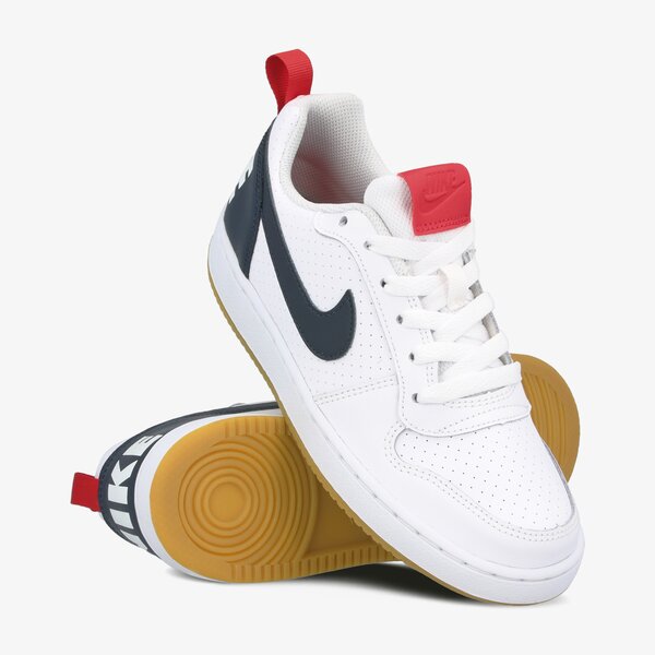 Buty dziecięce NIKE COURT BOROUGH LOW (GS) 839985-105 kolor biały