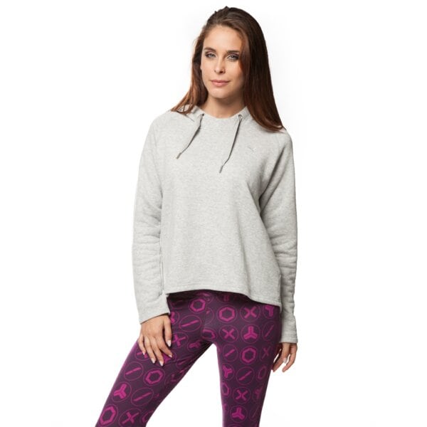 Bluza damska PUMA BLUZA ACTIVE FOREVER COVER UP 83431403 kolor szary
