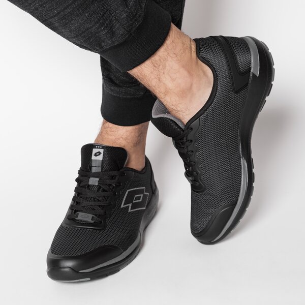 Buty sportowe męskie LOTTO CITYRIDE III AMF s9961 kolor czarny