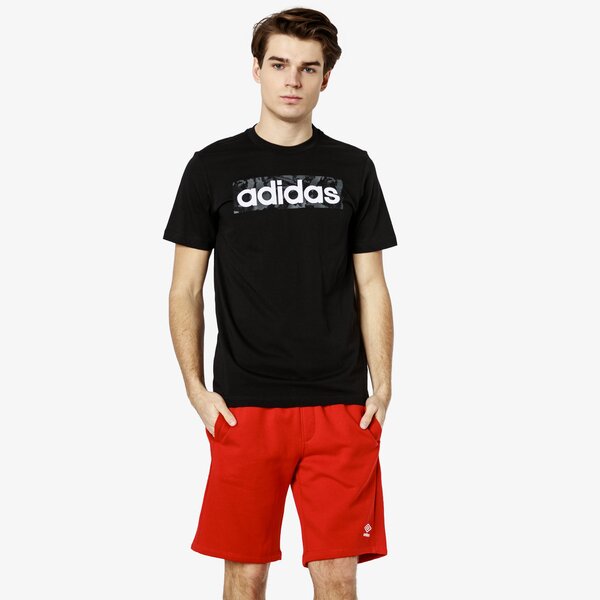 Koszulka męska ADIDAS T-SHIRT SS E LIN AOP BOX T dv3041 kolor czarny