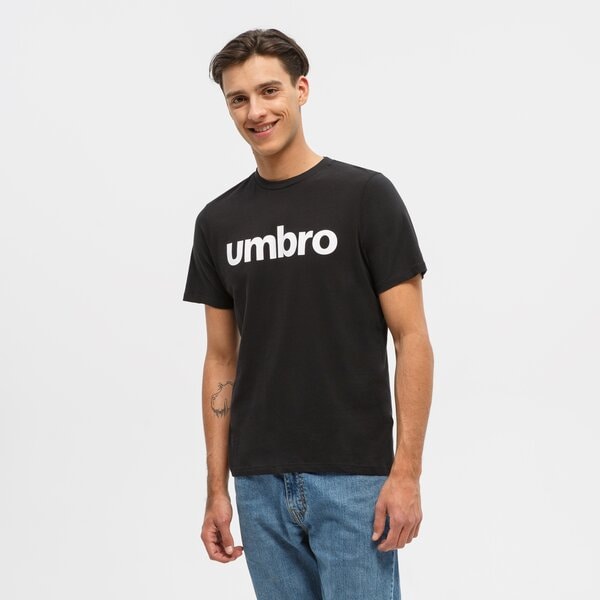Koszulka męska UMBRO T-SHIRT LINEAR LOGO GRAPHIC 65551u-060 kolor czarny