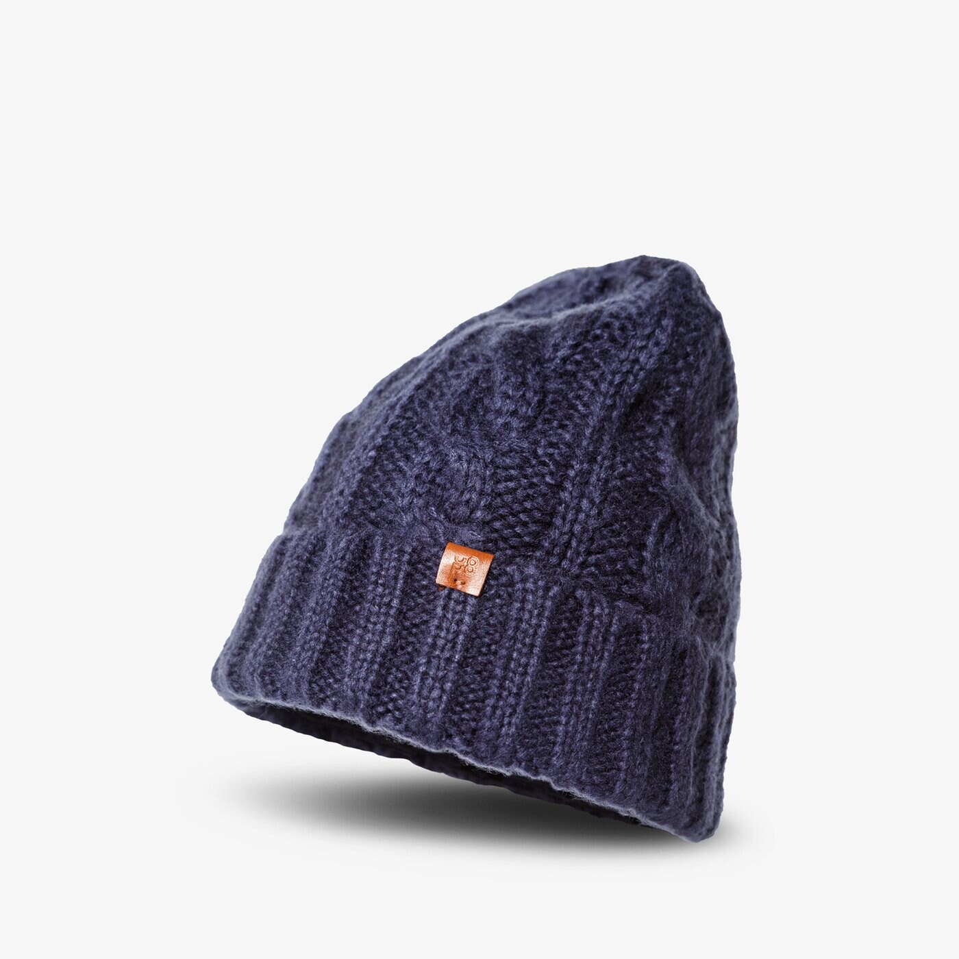 Czapka zimowa damska UP8 CZAPKA LLATA up321hat92002 kolor granatowy