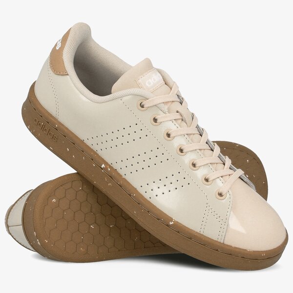 Buty sportowe damskie ADIDAS ADVANTAGE ee7498 kolor beżowy